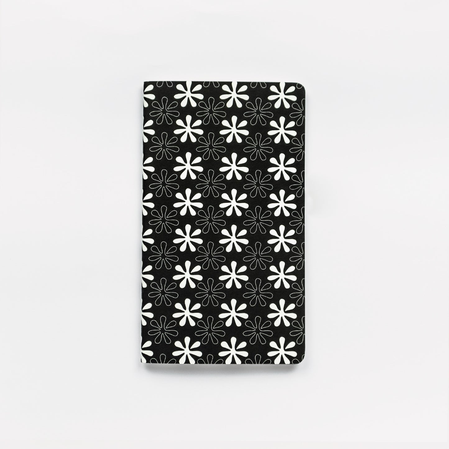 Black Floral Notebook