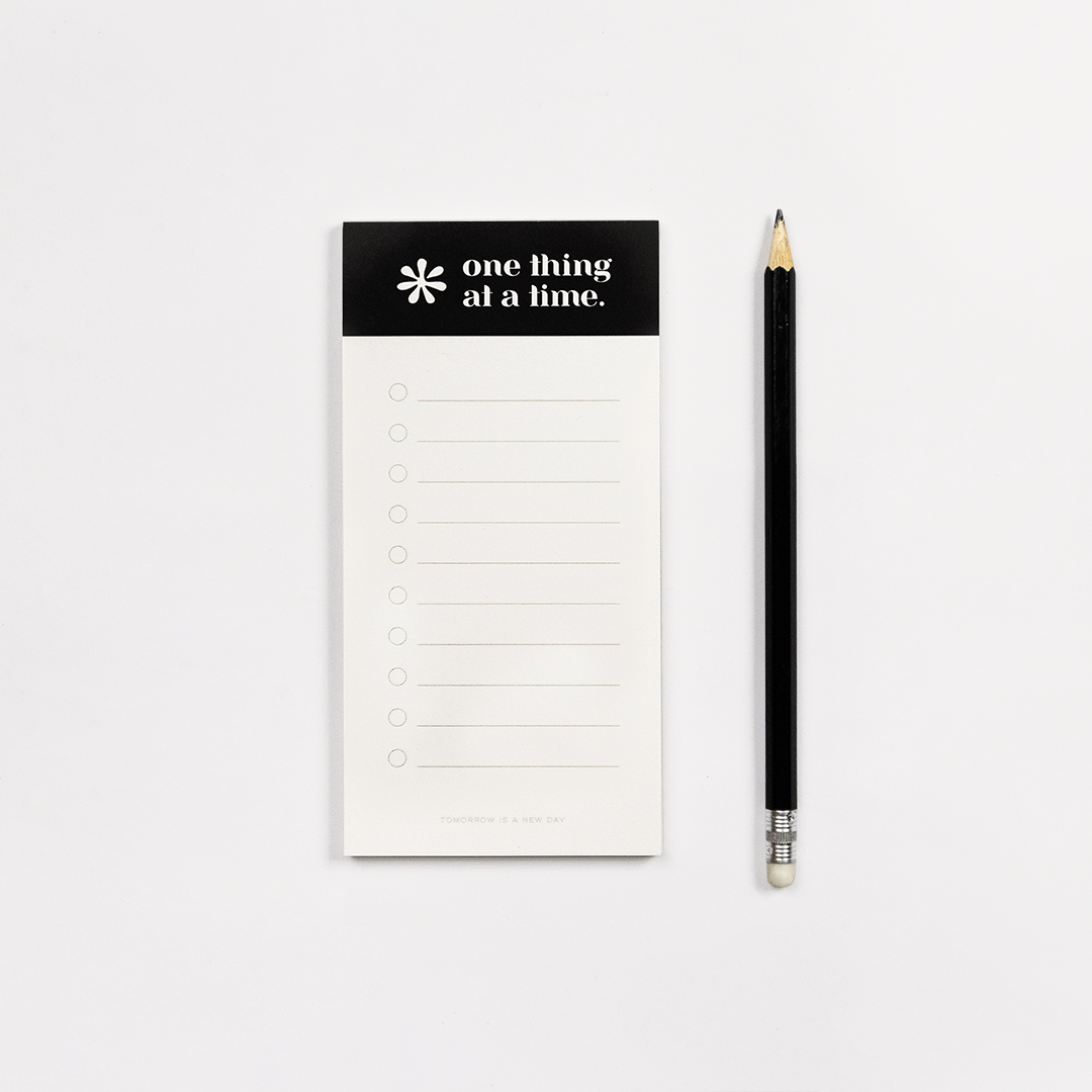 One Thing At A Time Memo Pad